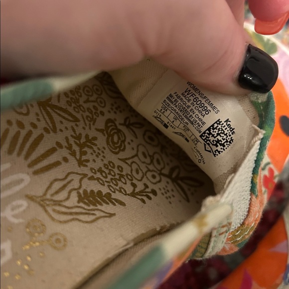 Keds Rifle Paper Co Floral Slip-On Canvas Shoes - Picture 9 of 9